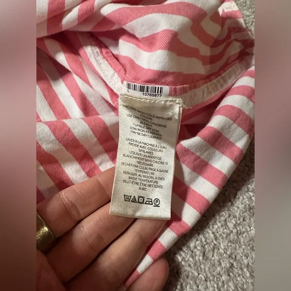 Large Freddy Shirt Free People - We The Free Red (pink ish) White Striped Shirt - Picture 5 of 14